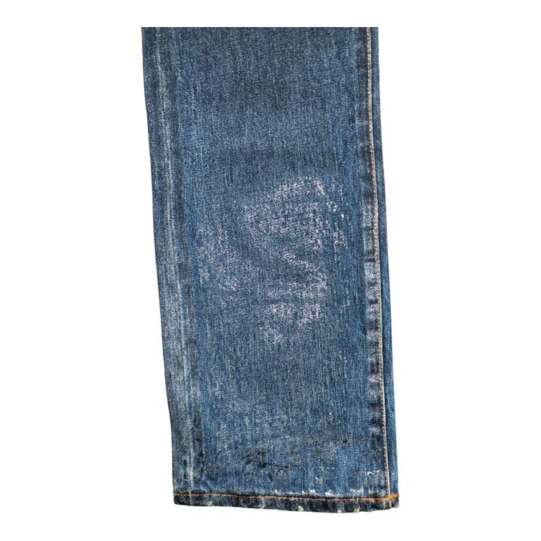 Dior homme青ラスター 06aw デニム 爪痕 エディ 裾未補正 - メルカリ