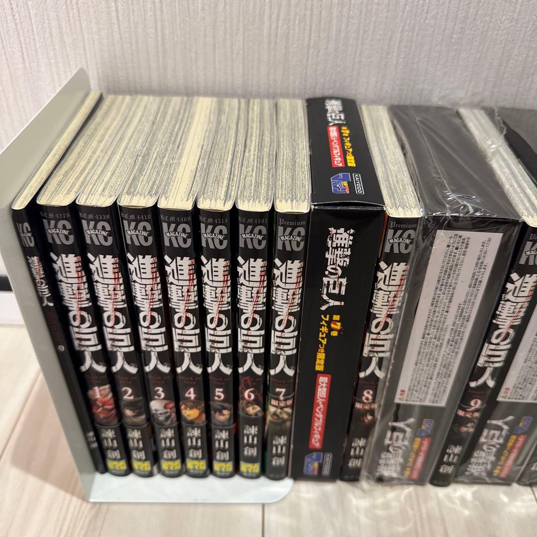 特典未開封】進撃の巨人 全巻 0巻+1〜34巻 限定版 特装版 コンプリート