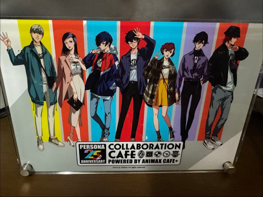 ペルソナ　コラボカフェ　スイパラ　アクリルパネル　スイーツパラダイス 公式スイーツパラダイス