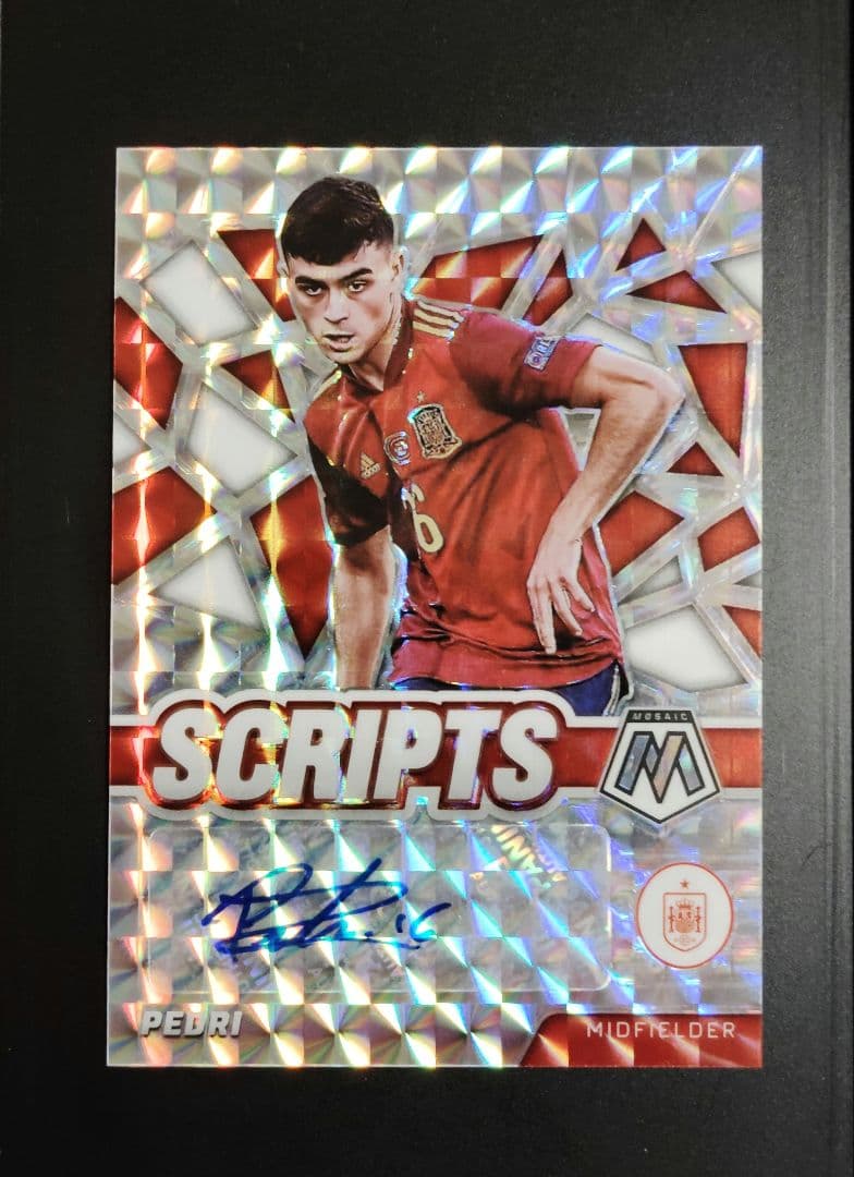 PANINI ペドリ 直筆サイン auto パラレル PEDRI W杯 FCB - メルカリ