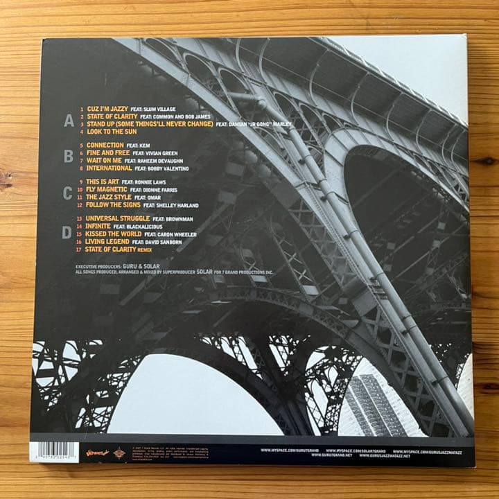 JAZZMATAZZ VOLUME.4 GURU LP アナログ レコード - メルカリ