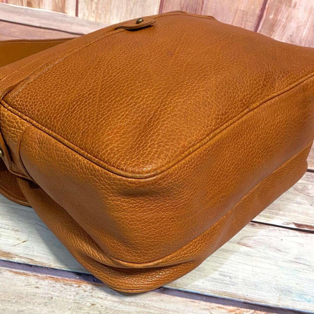 ラルフローレン シボ革 メッセンジャーバッグ ショルダーバッグ