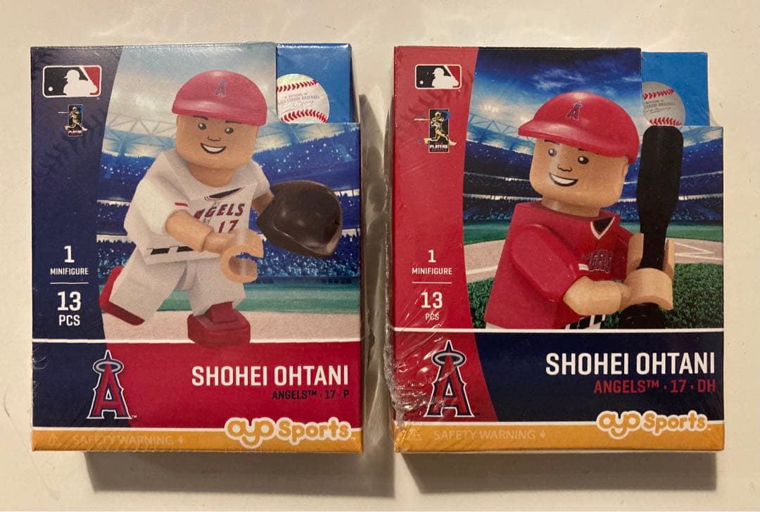 大谷翔平　Shohei Ohtani ミニフィギュア OYO SPORTS ロスアンゼルス エンジェルス 大谷翔平選手 17 - OYO Sports Japan