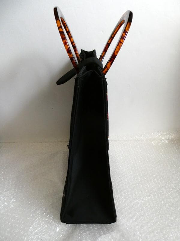 岡重 トートバッグ 縦型 クリスマス柄 パッチワーク 和装 - 着物・浴衣快適