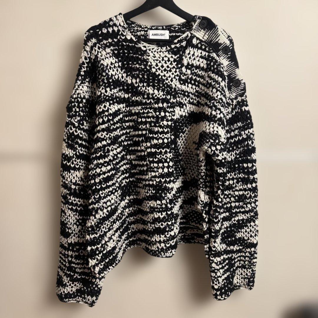 0*8様 AMBUSH WAVES MESH KNIT 美品 SS2026 COLLECTION AMBUSH DESIGN｜アンブッシュデザイン