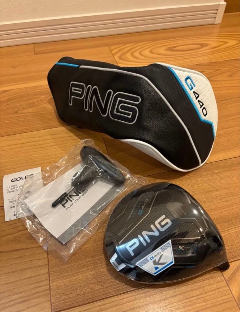 最新 PING G440K ドライバー 9° ヘッド＋ヘッドカバー＋レンチ付