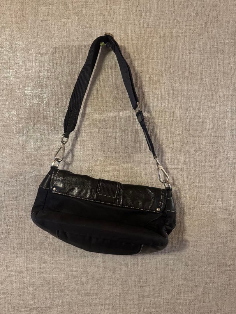 PRADA レザーナイロン ワンショルダーバッグ 黒 y2k 00s - メルカリ