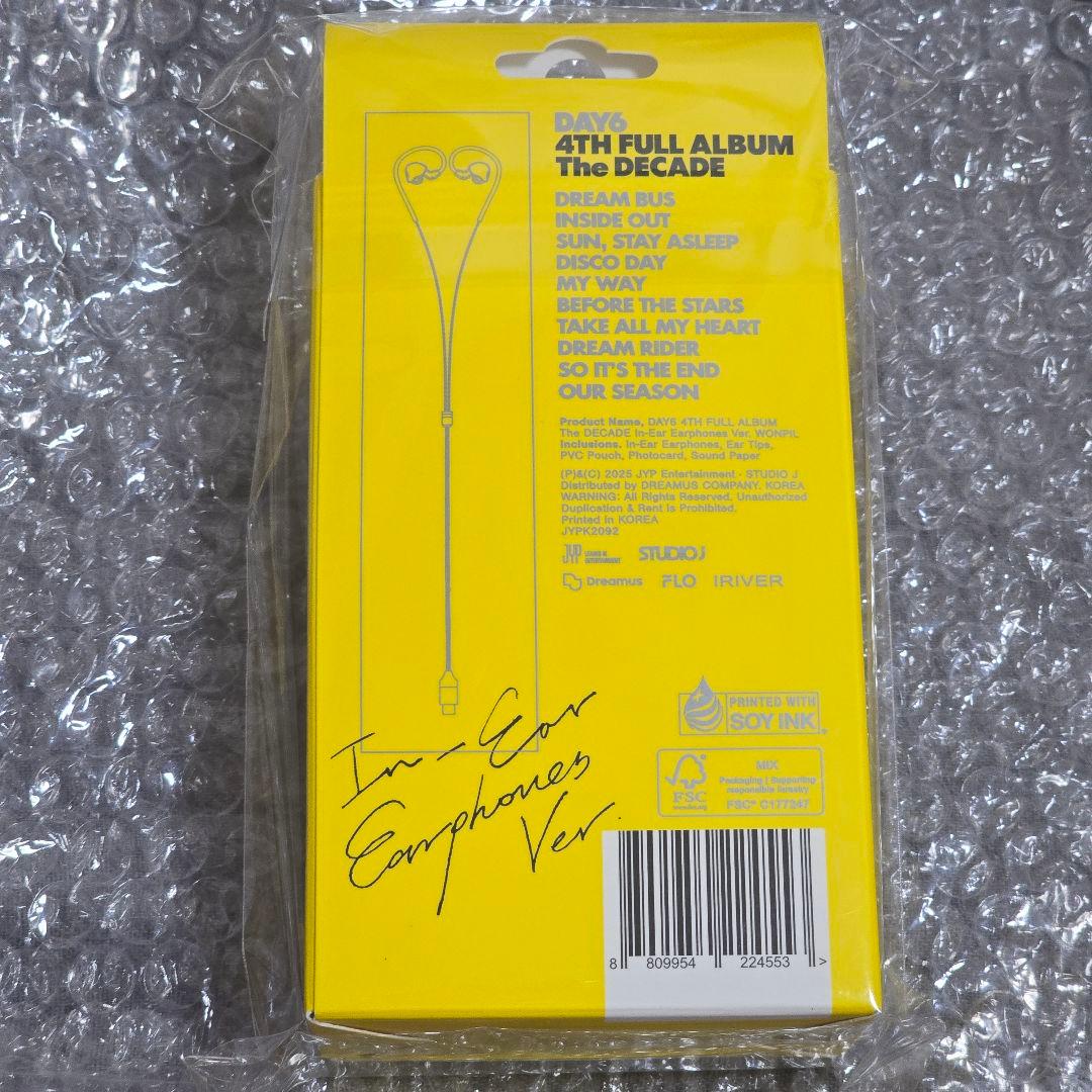 DAY6 The DECADE インイヤー イヤフォン イヤモニ ウォンピル - メルカリ