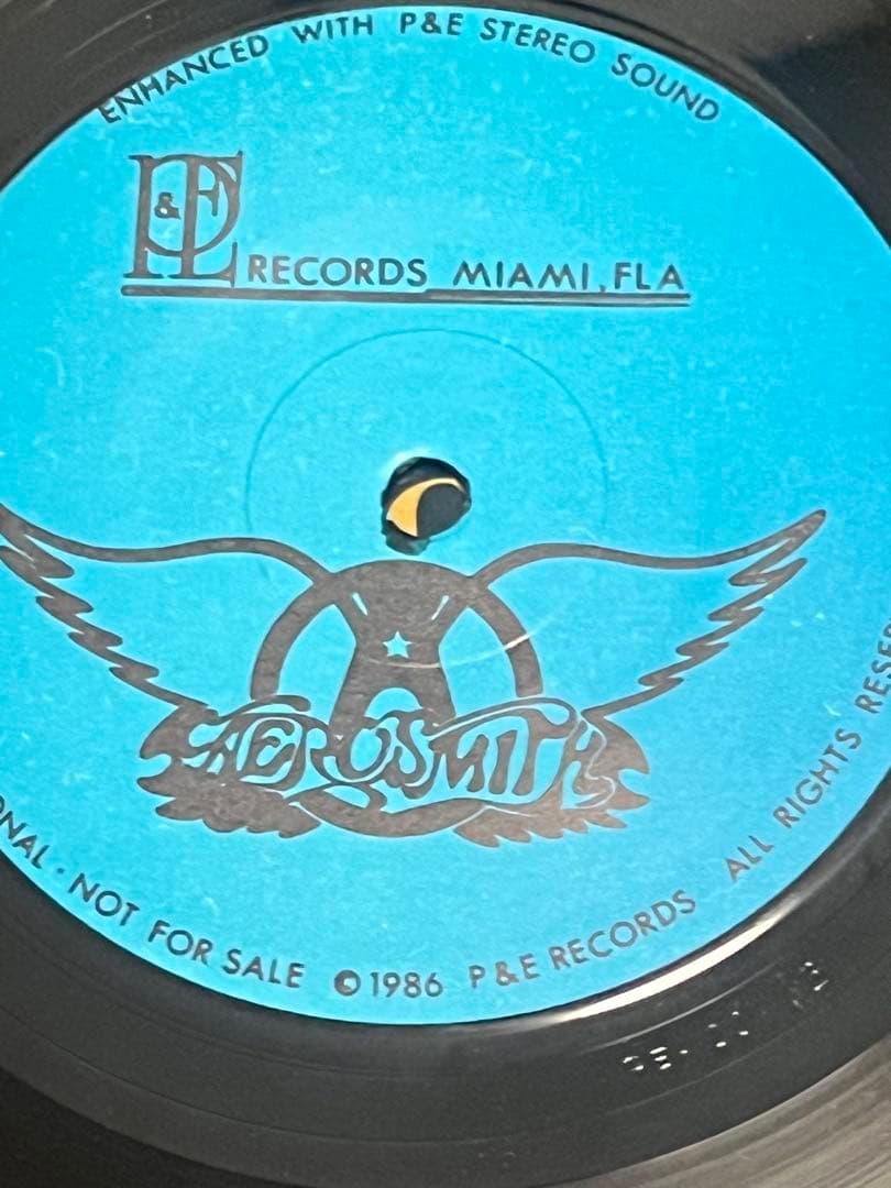 Aerosmith PURE GOLD .999 LP USプロモ 非売品 レア