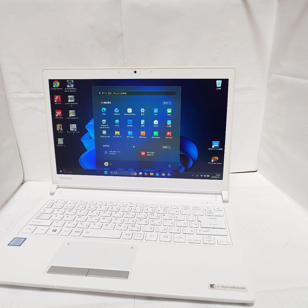 ✨️ほぼ未使用✨️ dynabook RX73 Win11 SSD Corei3 - メルカリ