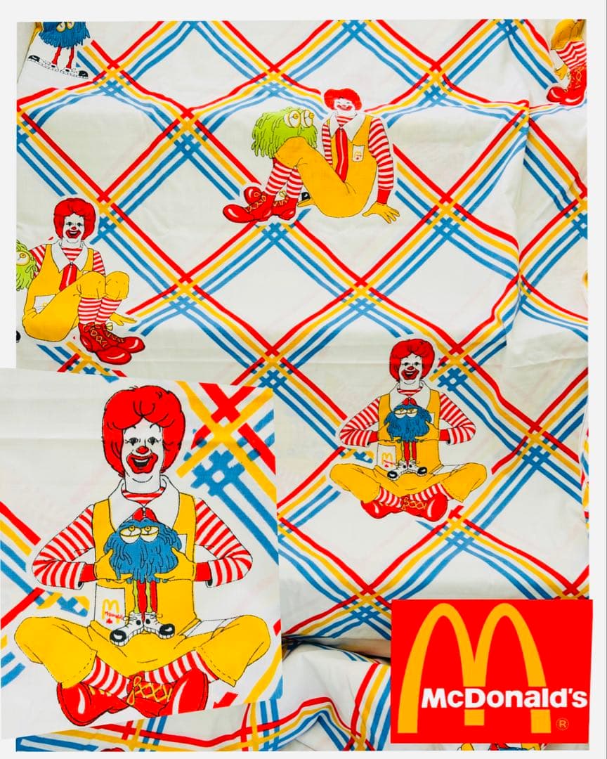 コレクション 78' McDonald's  TWIN FLAT Sheets コレクション 78' McDonald's TWIN FLAT Sheets コレクション 78