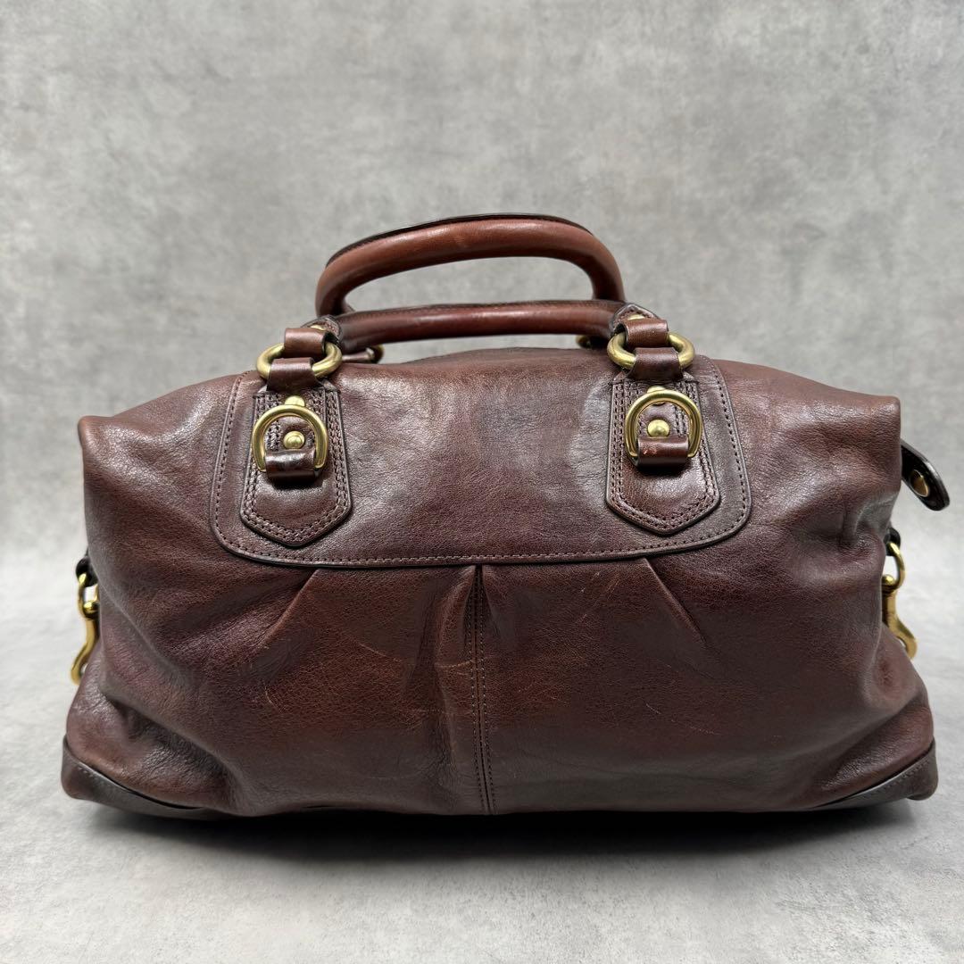 COACH マディソン サブリナ 2way ハンドバッグ ブラウン レザー - メルカリ