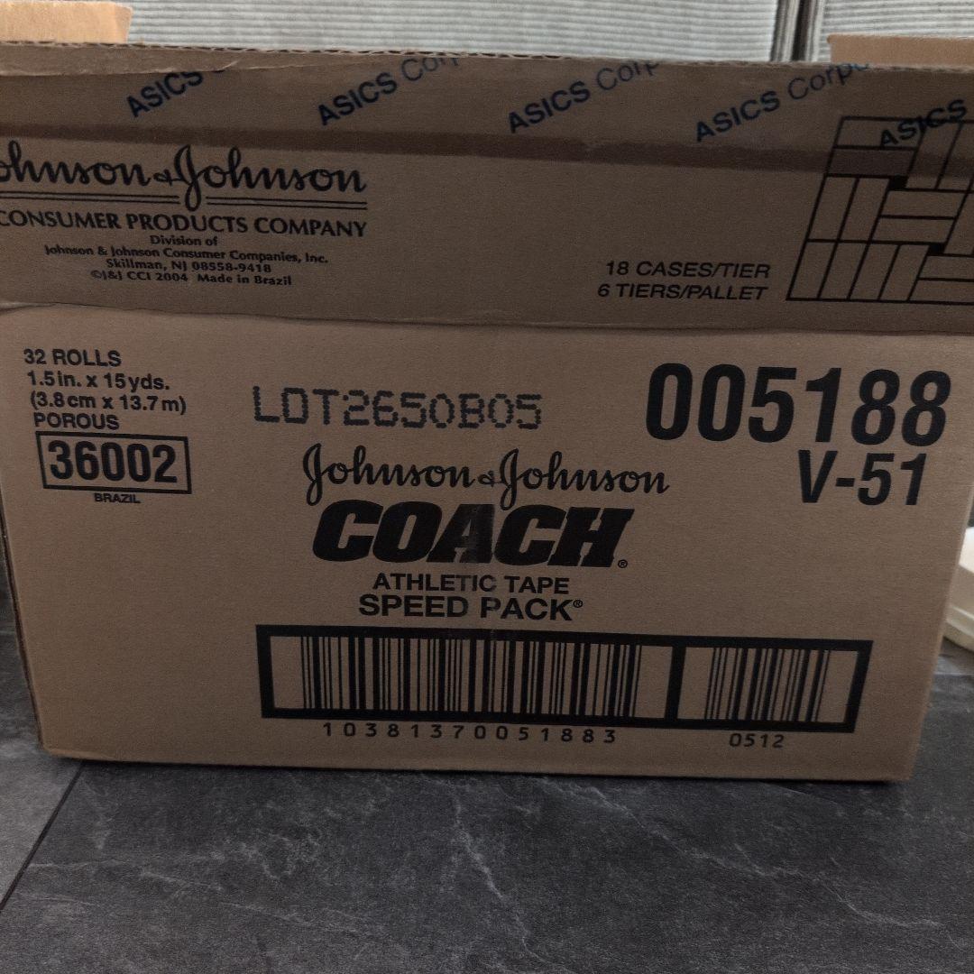 専用！ジョンソン&ジョンソン COACH テーピング 32ロール - メルカリ
