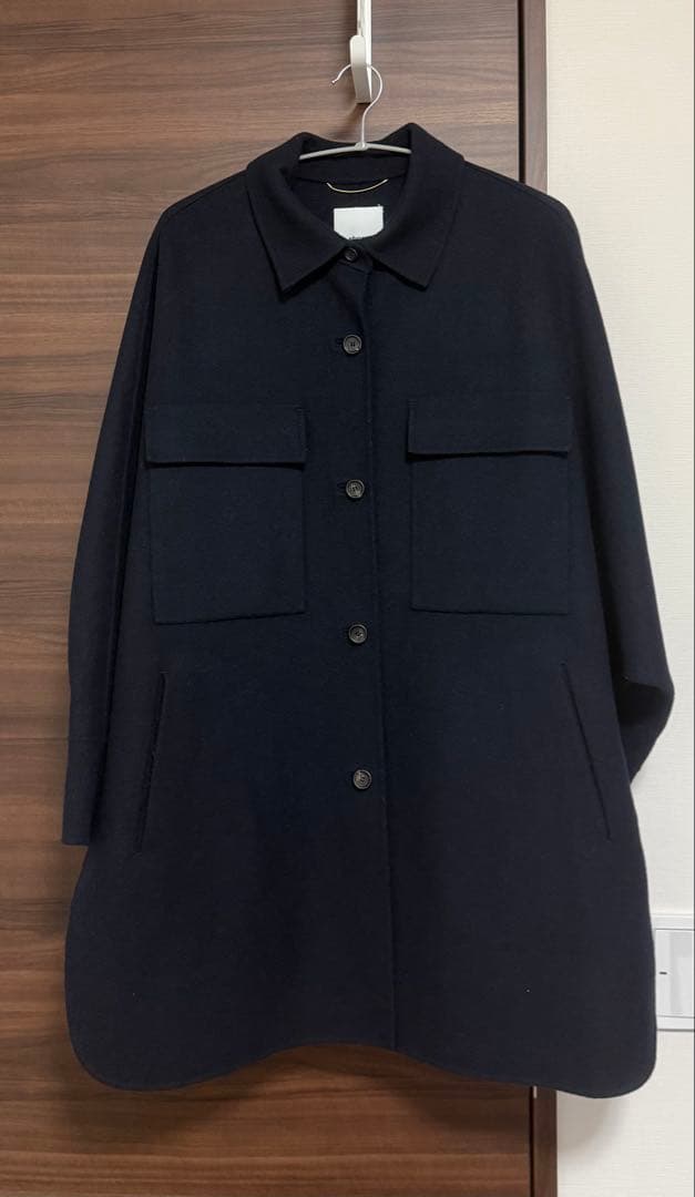 エブール ebure ネイビーハーフコート ebure/エブール｜「エブール」の秋冬コートを徹底解説！｜エル・ショップ