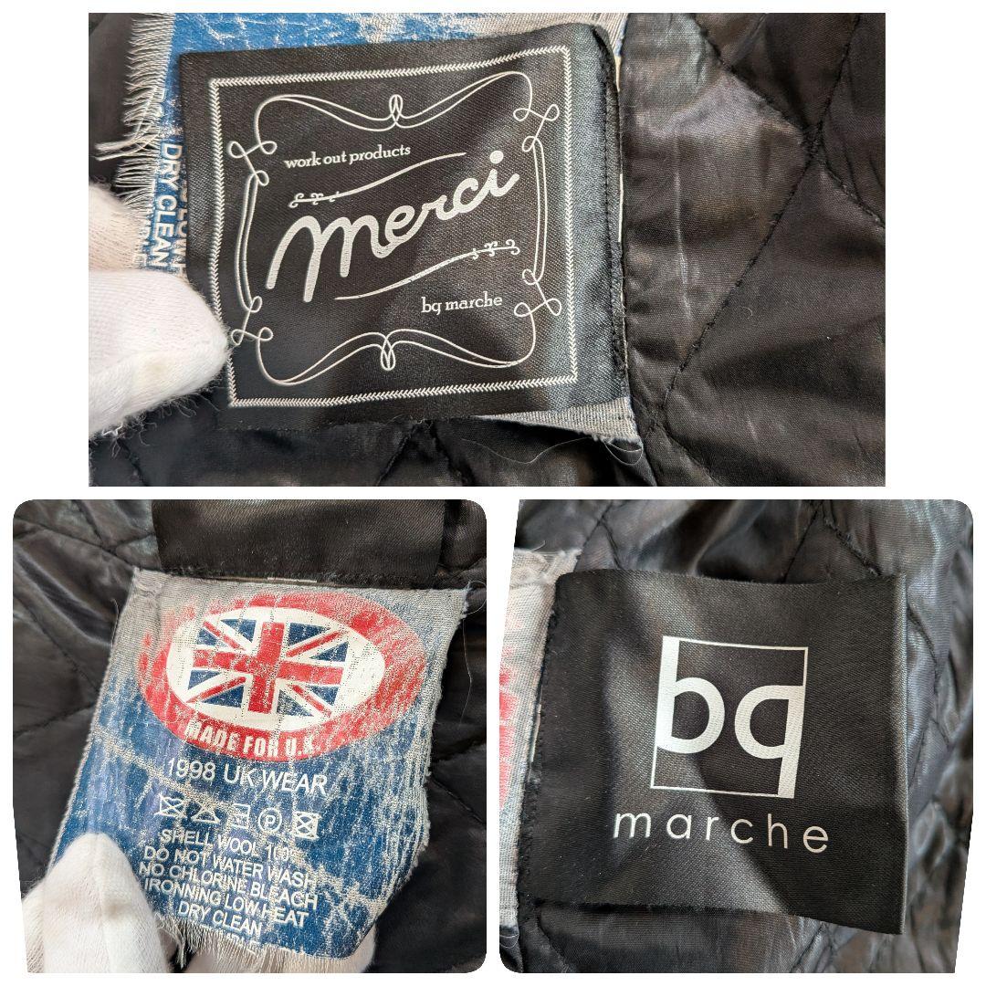 MARCHE HARRI S TWEED bq marche ダブルファスナー