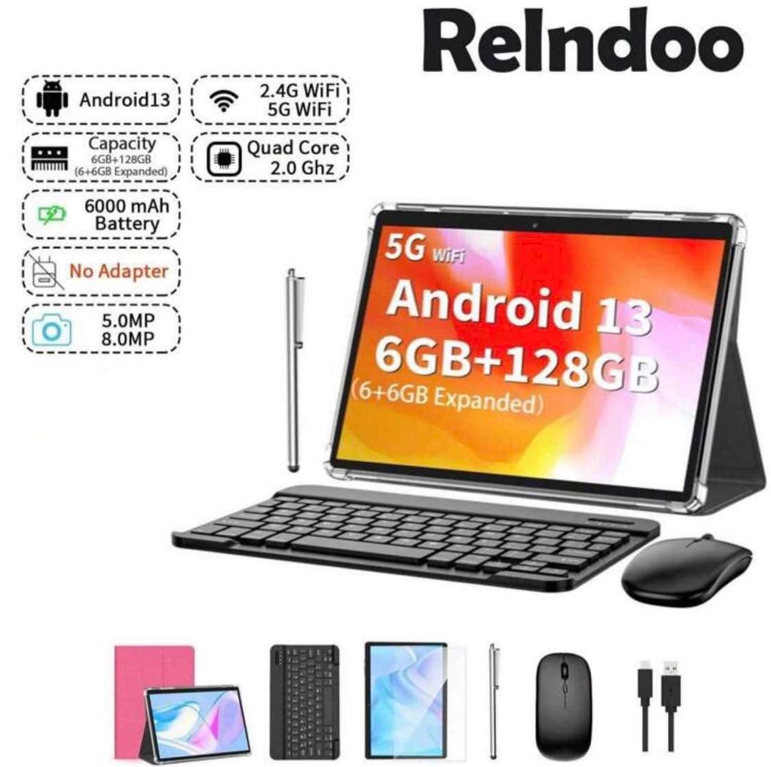 Relndoo Androidタブレット 6GB+128GB 6000mAh - メルカリ