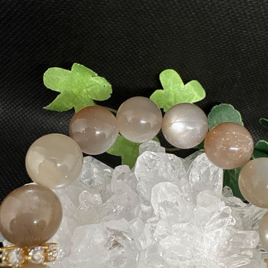 るんるん様＊シルバールチル ミックスムーンストーン ブレスレット