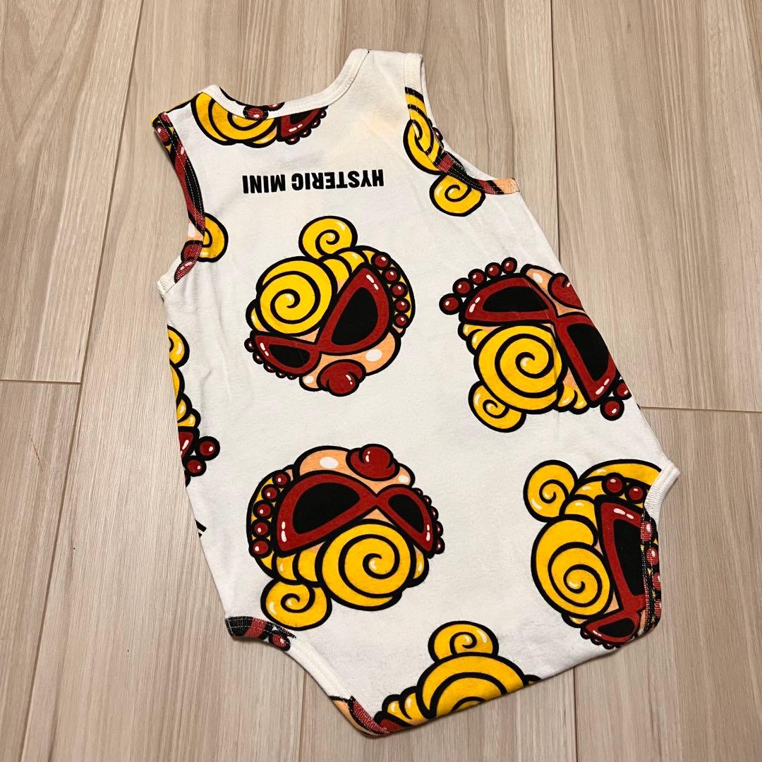 ヒステリックミニ ヒスミニ ノースリーブロンパース ロンパース 80