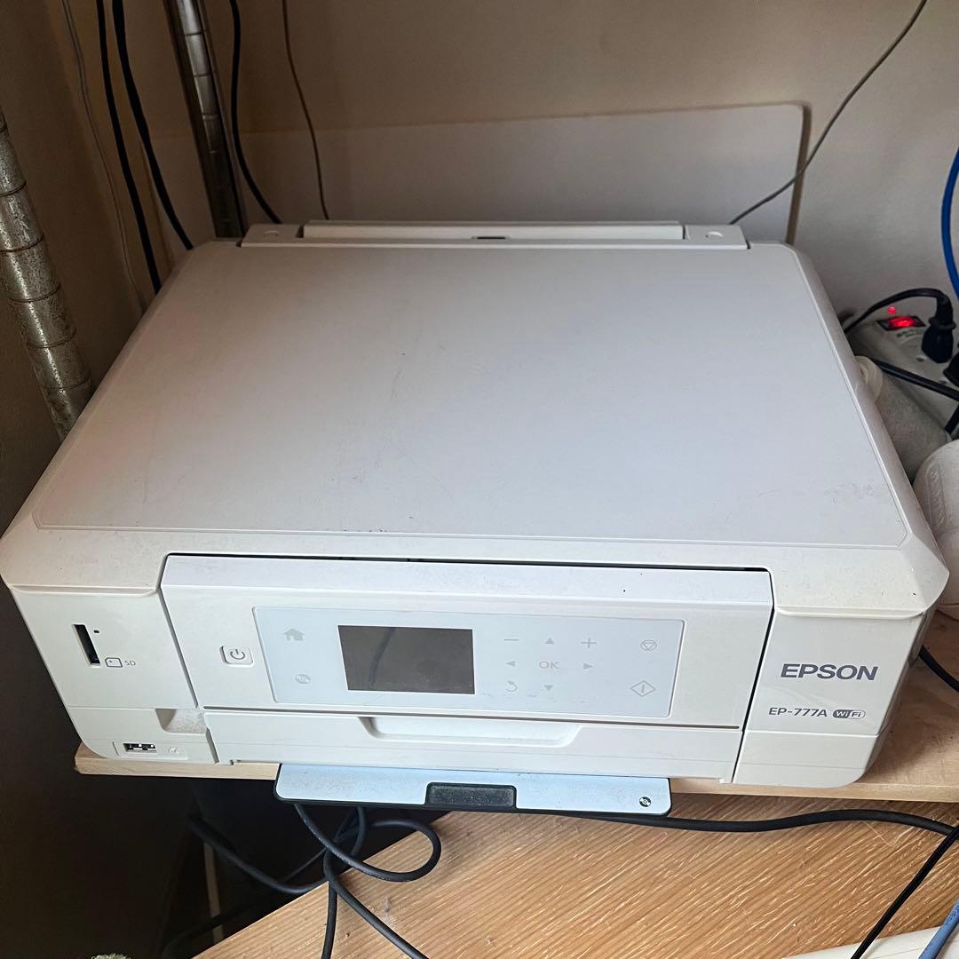 EPSONインクジェットプリンター　EP-777a Amazon.co.jp: EPSON インクジェット複合機 Colorio EP-777A 無線