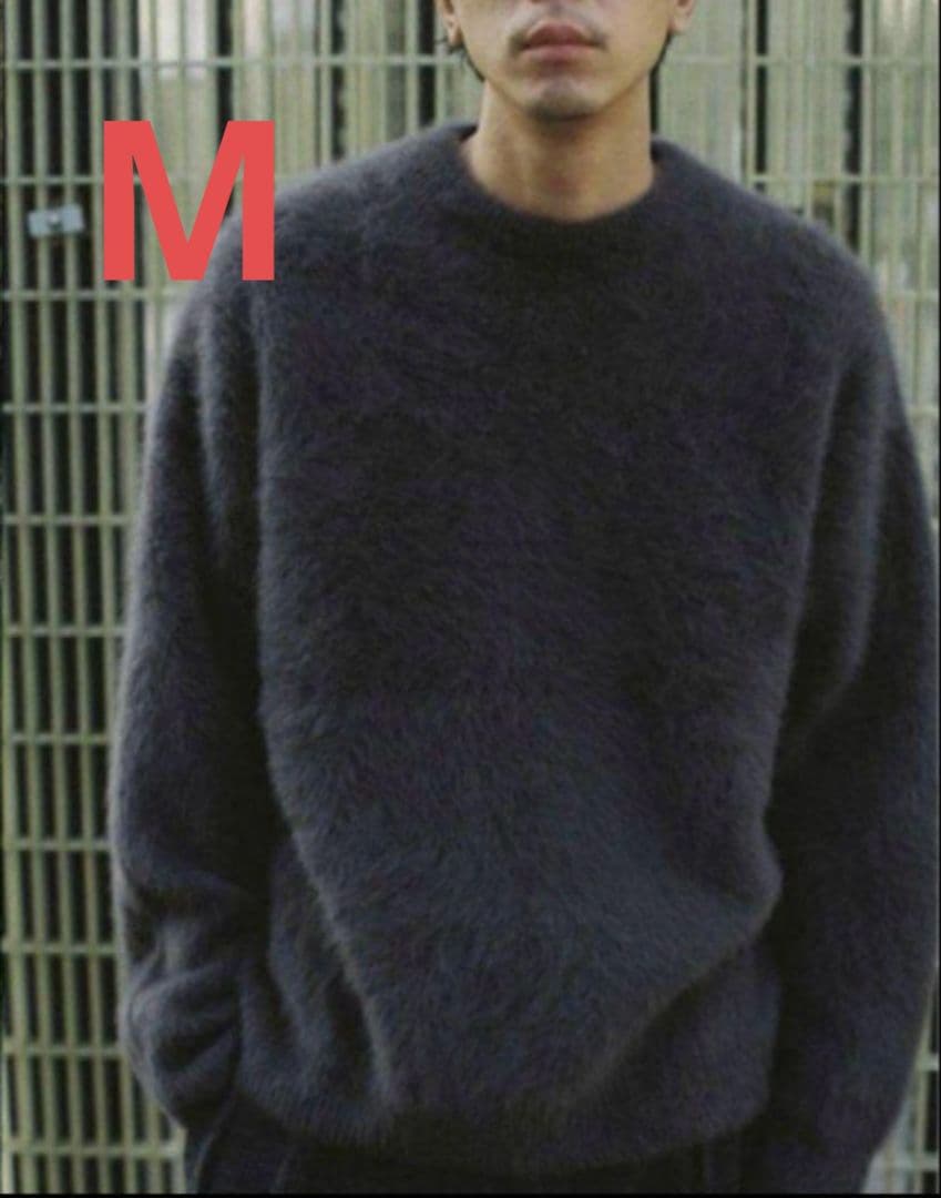 23AW LIDNM FOX CASHMERE KNIT DEEP MOCHA