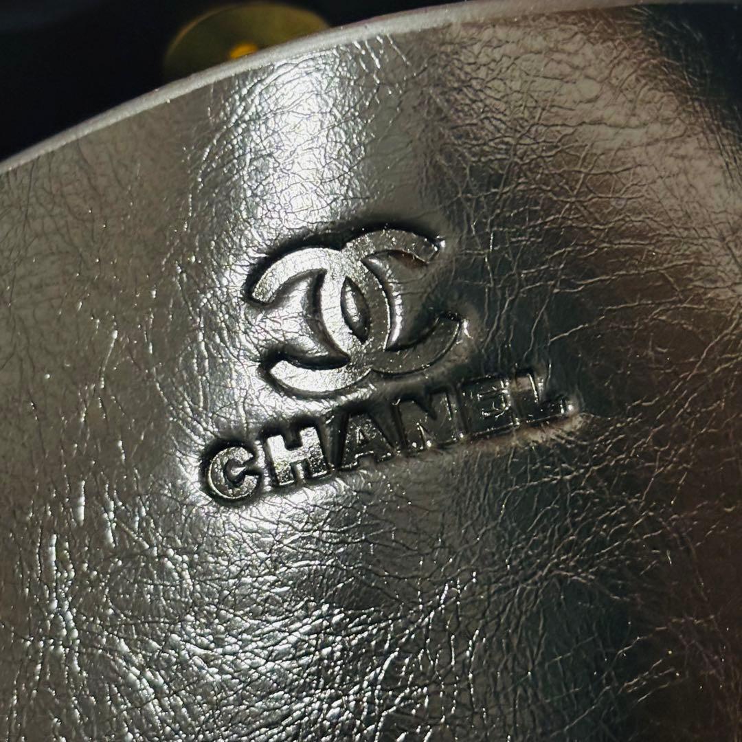 s*g様 CHANELノベルティチェーンショルダー2wayバッグエナメル加工
