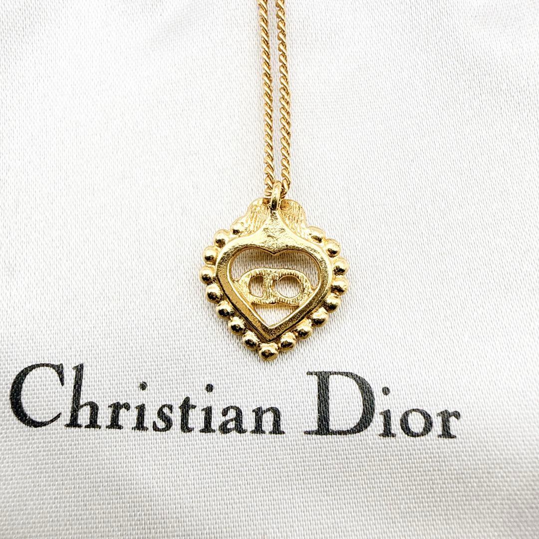 3062-4 極美品✨ Dior ネックレス CD ロゴ 希少 刻印 cm - メルカリ