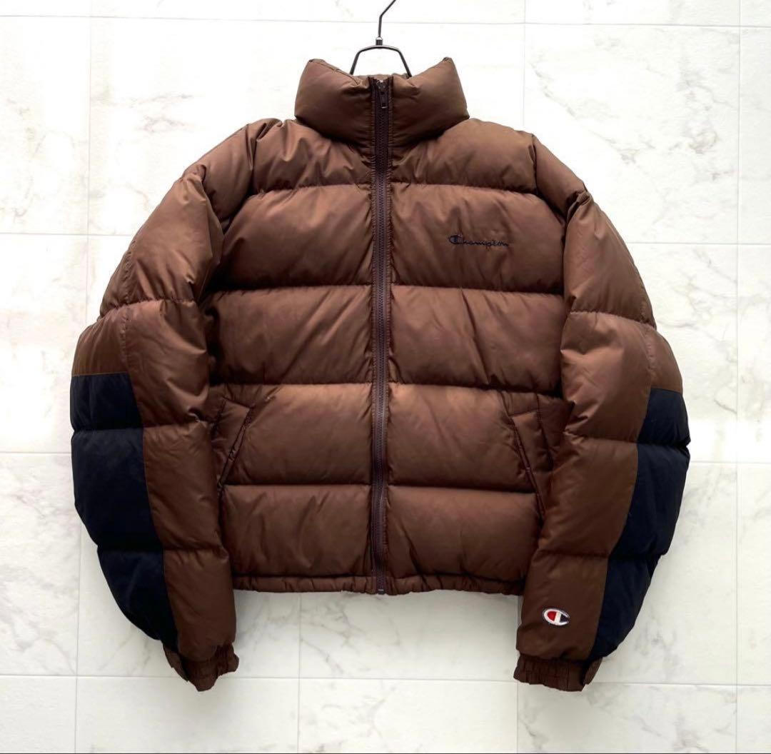 希少 チャンピオン ダウンジャケット 肉厚 刺繍ロゴ 刺繍ロゴ ヌプシ 茶色 L 楽天市場】ヌプシジャケット us xl（サイズ（S/M/L）S）の通販