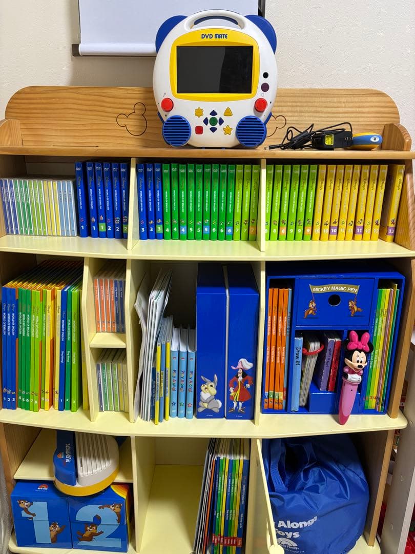 2019年 ディズニー英語システムDWE MTDSGパック＋棚①2019年