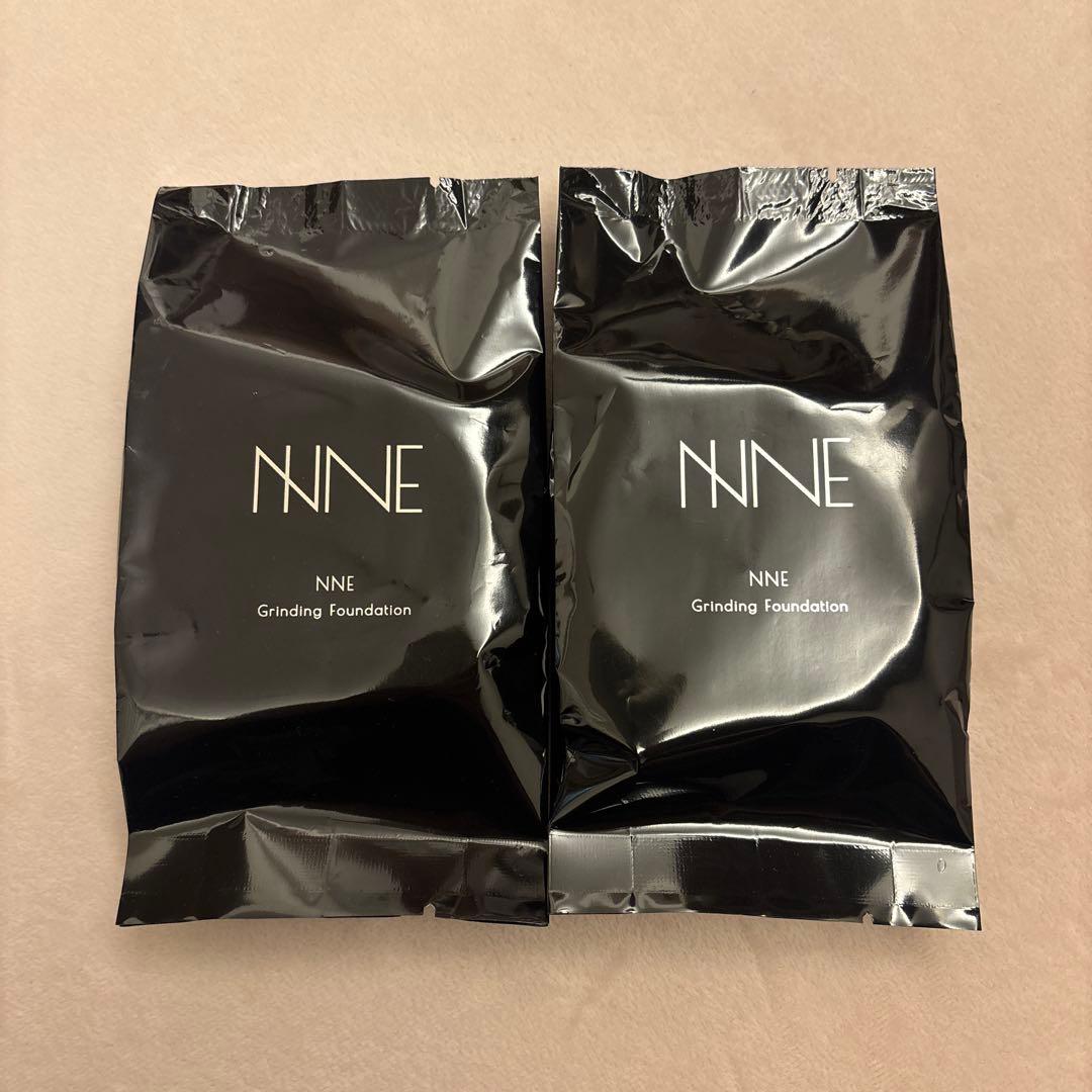 NNE グラインディング ファンデーション ライトベージュ　レフィル２個 Amazon | NNEファンデーション [ ニードルファンデ 針ファンデ