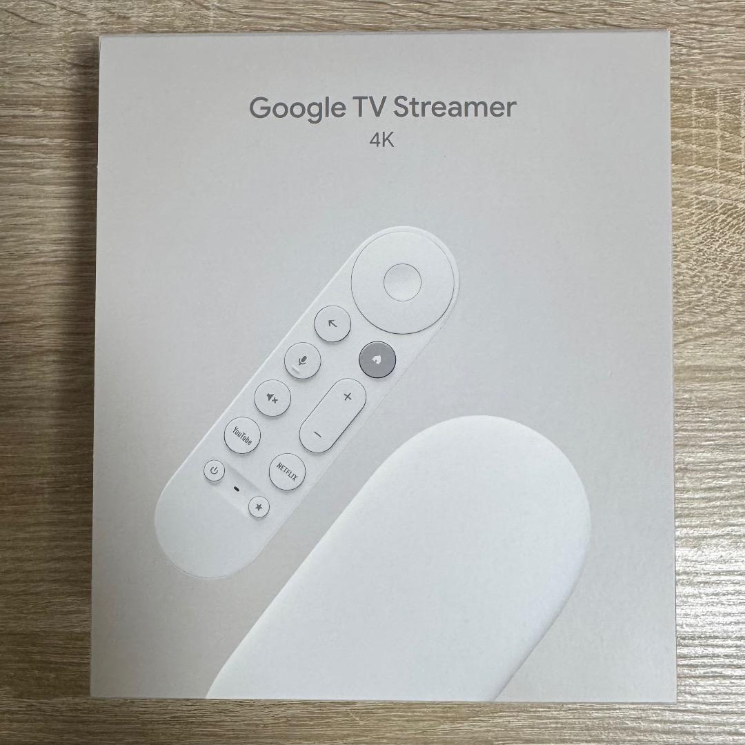 【新品未開封】Google TV Streamer 4K 音声リモコン付き 楽天市場】【最安値挑戦中】最新型 Google グーグル TV Streamer (4K