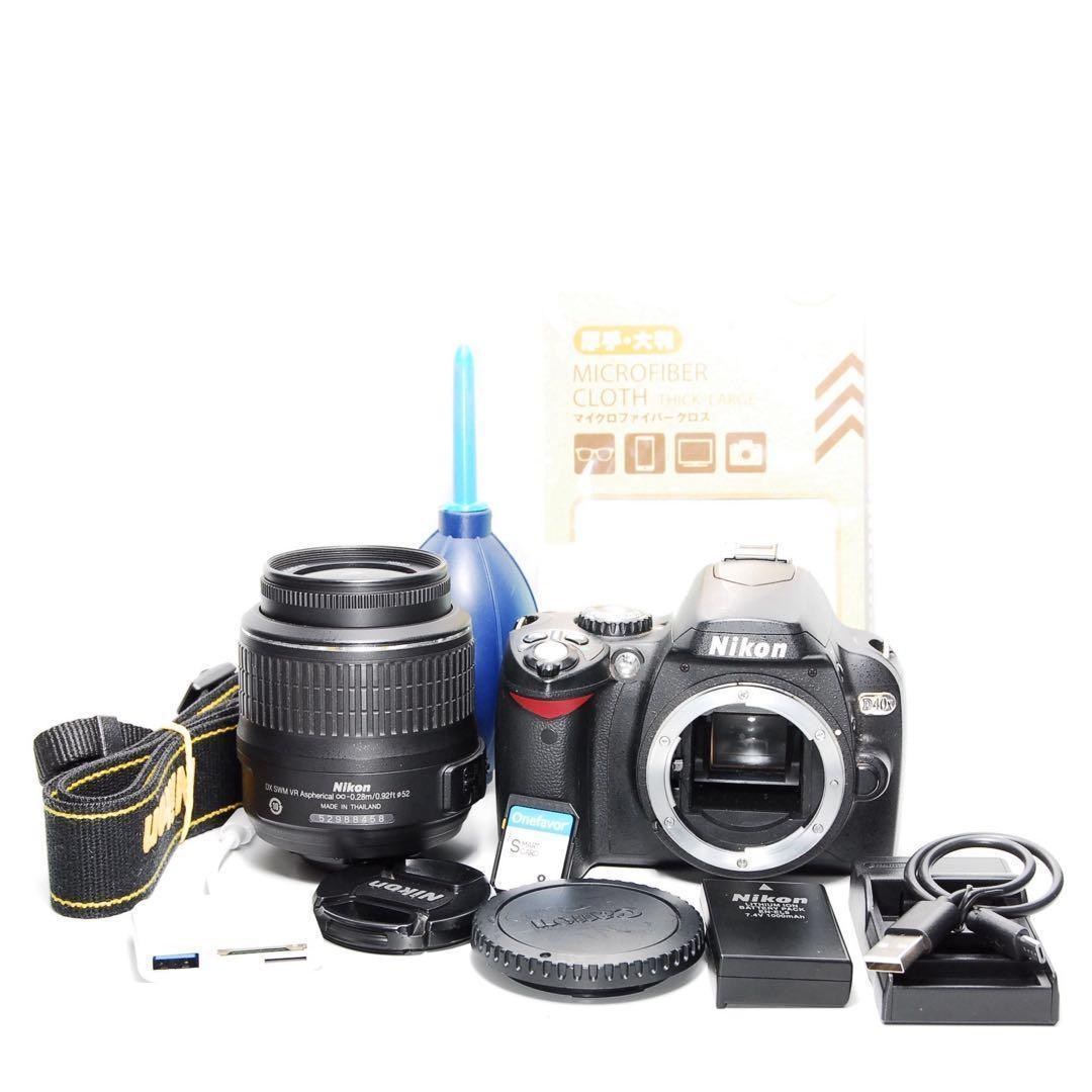 ☘️コスパ最強☘️Nikon D40X 一眼レフカメラ 動作確認済み 初心者