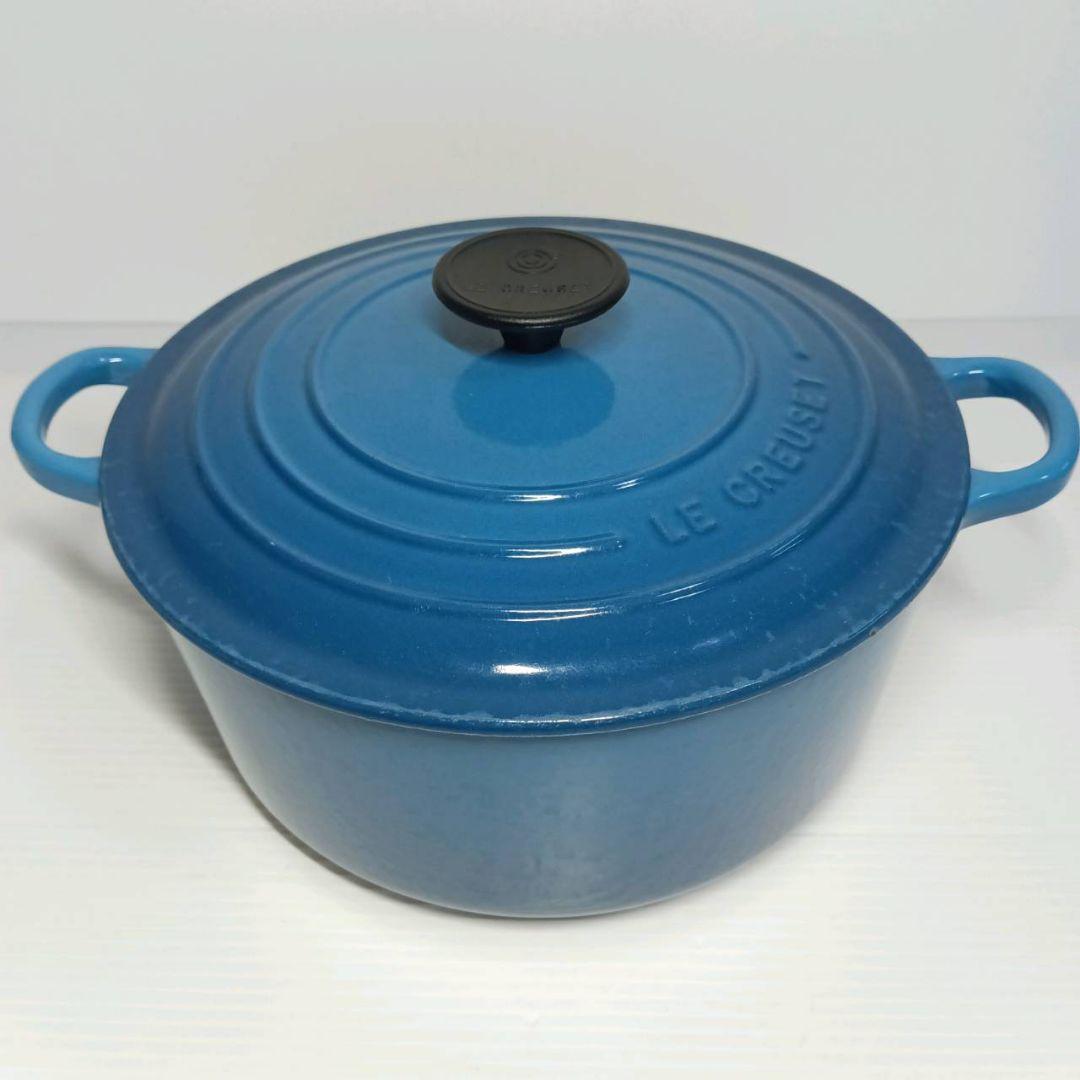 ルクルーゼ ココット・ロンド 24cm 両手鍋 マルセイユブルー 調理器具 青 Amazon｜ル・クルーゼ/ルクルーゼ(Le Creuset) 両手鍋 ココットロンド