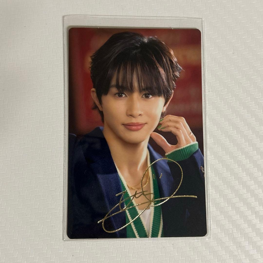 タクヤ 草川拓弥 超特急 「Why don't you 超特急」 トレカ サイン