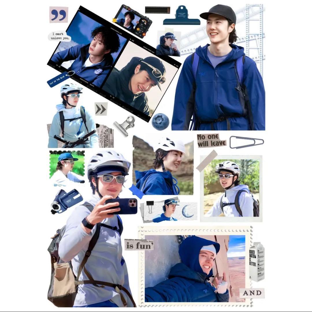 19×25cm 王一博 デザイン 転写耐油防水ステッカー 28枚 - メルカリ