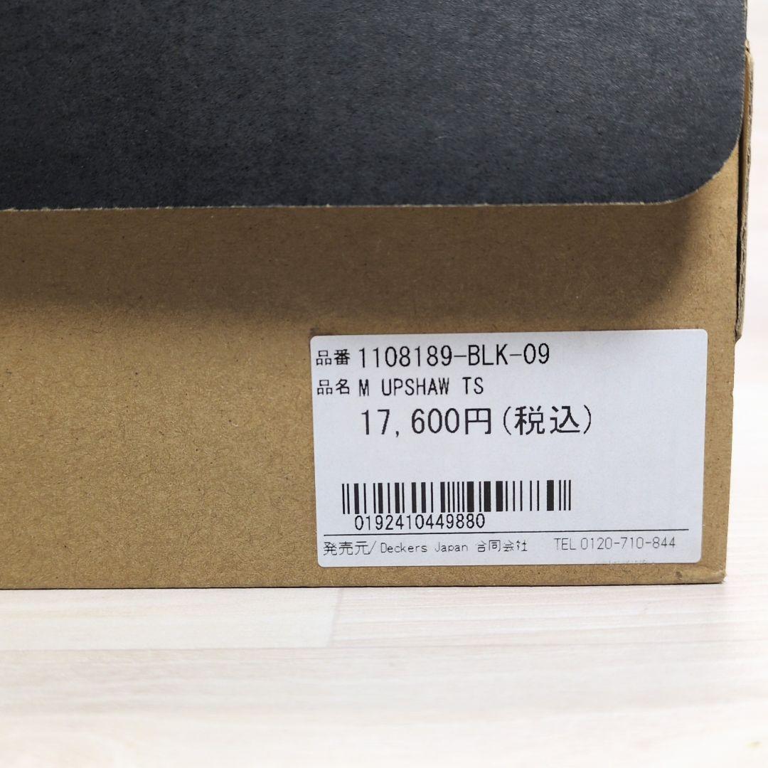 UGG 27.0cm 展示試着品 ヌバック モカシン ブラック S486