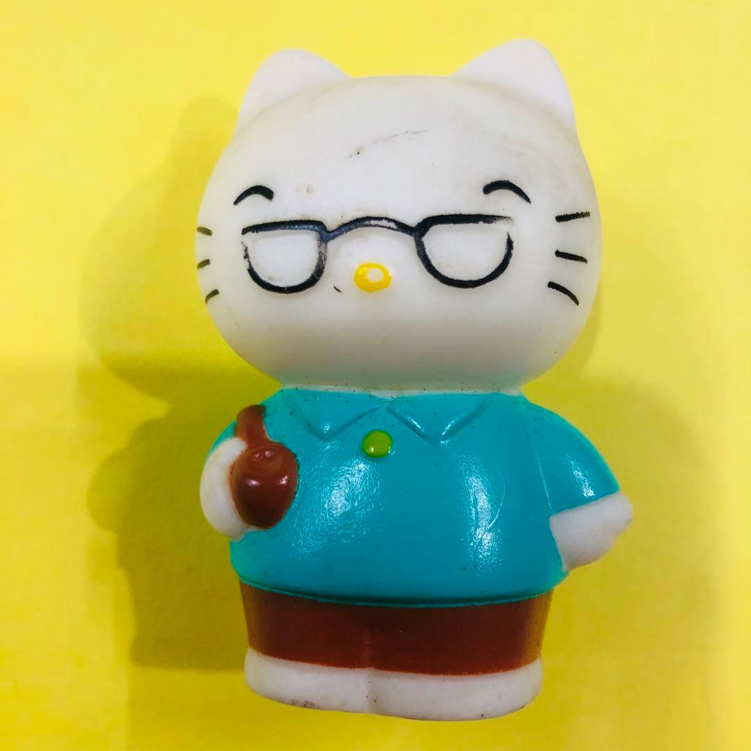 当時物 サンリオ ハローキティ ミミィ ソフビ 指人形 フィギュア4個