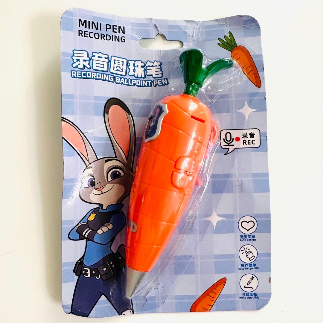 新品】ズートピア にんじんペン ジュディ 録音機能付き - メルカリ