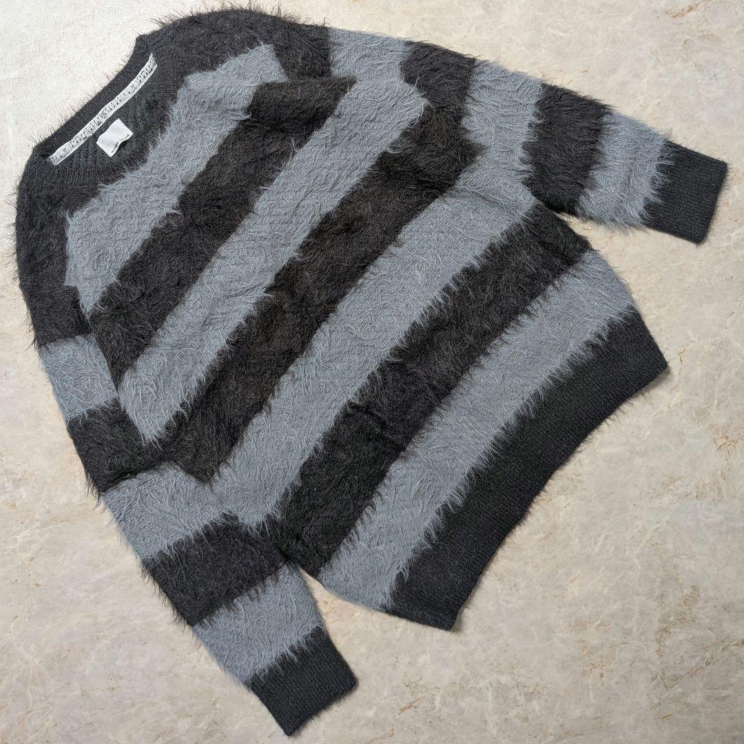 名作☆廃盤品ナンバーナイン フェザーファーヤーンシャギーニット