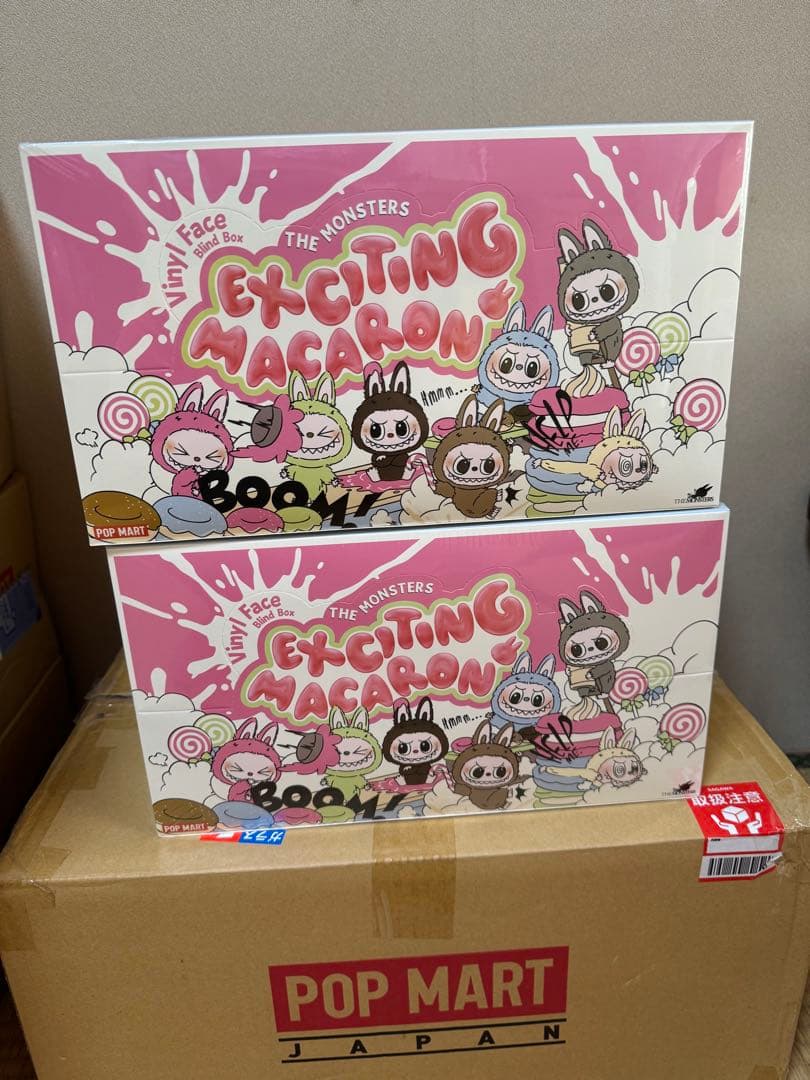 THE MONSTERS Exciting Macaron ぬいぐるみ THE MONSTERS - Exciting Macaron Vinyl Face Blind Box-Copy - POP
