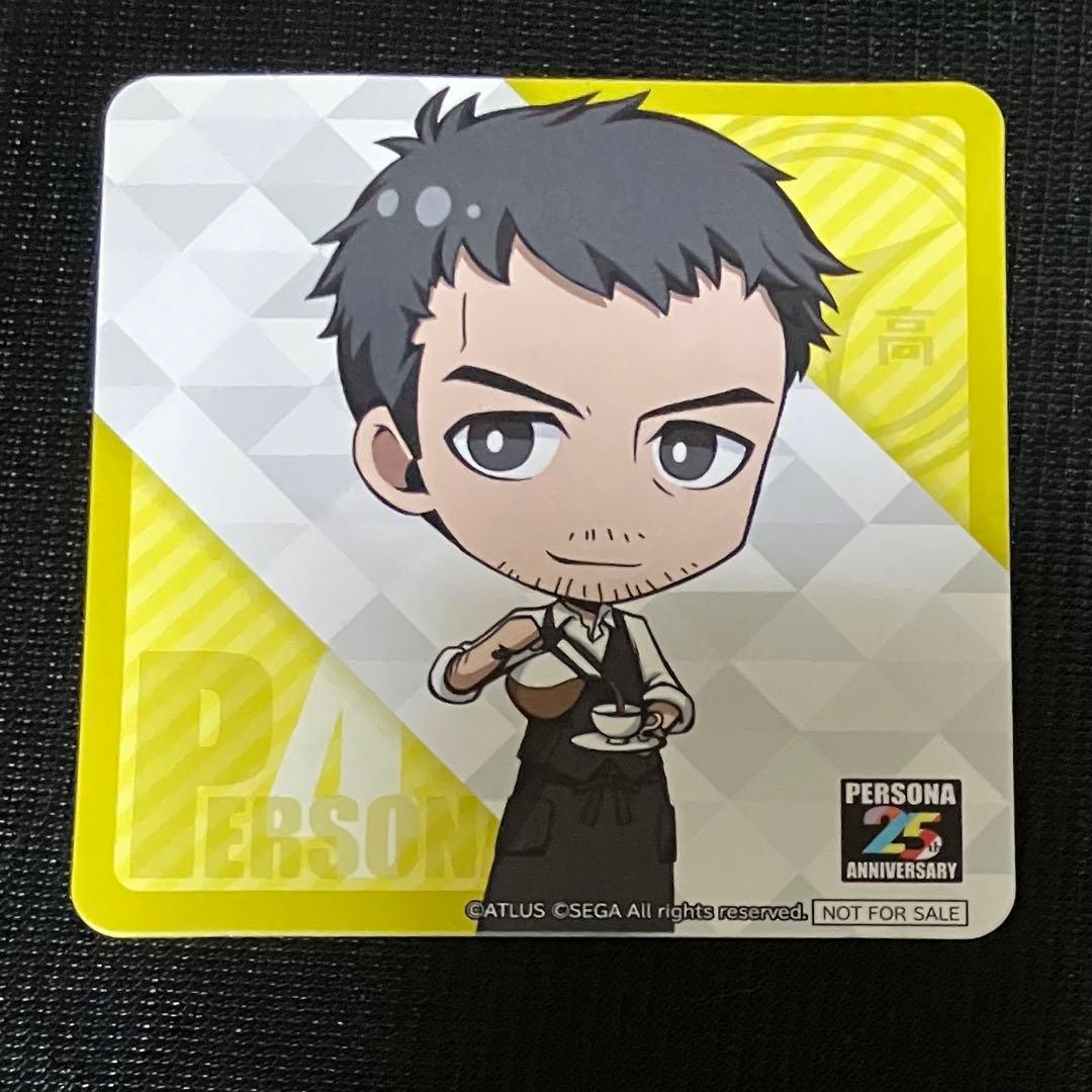ペルソナ4 25周年コラボカフェ コースター 堂島遼太郎 - メルカリ