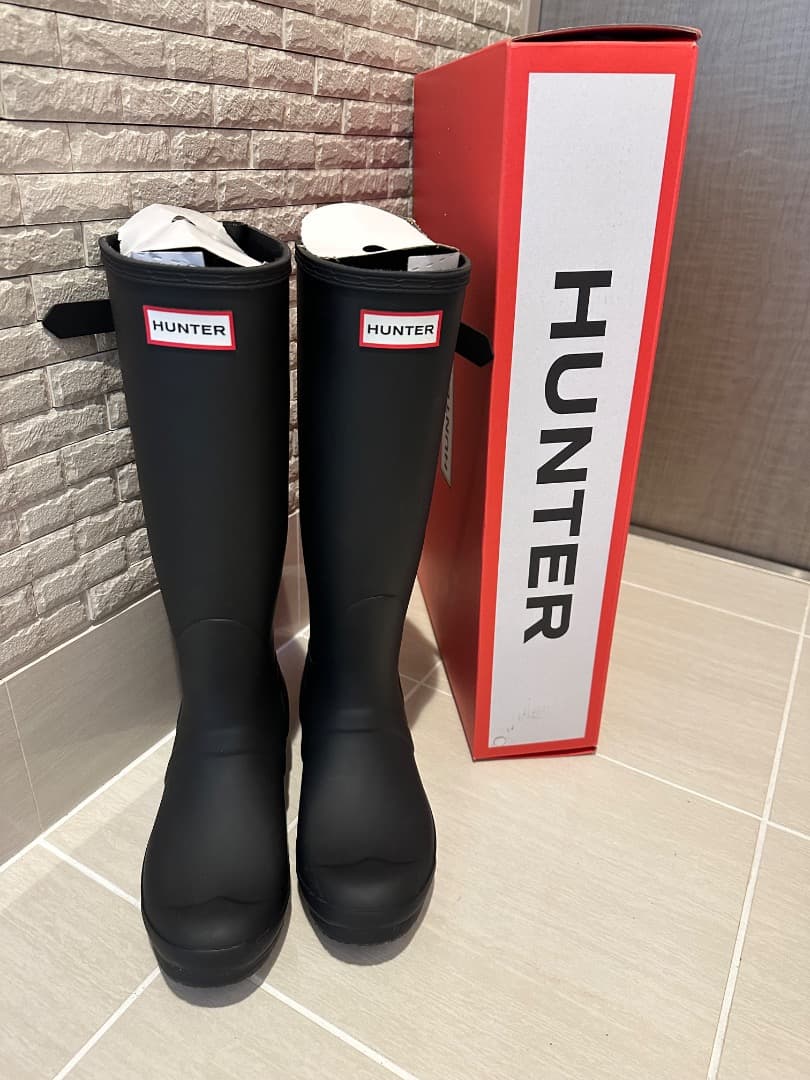 HUNTER ORIGINAL WELLY ブラック Hunter Original Womens Chelsea Navy Welly Boot Size US 5 - 11 | eBay