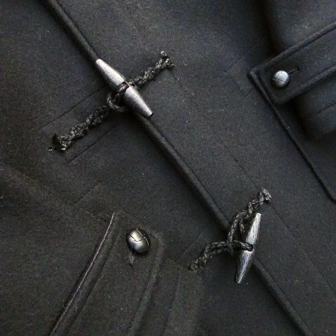 希少】極暖 90年代三角タグ ラルフローレン ダッフルコート黒ブラックM