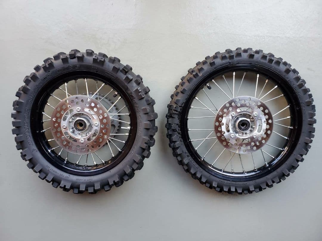 KAWASAKI KX65 前後ホイール - メルカリ