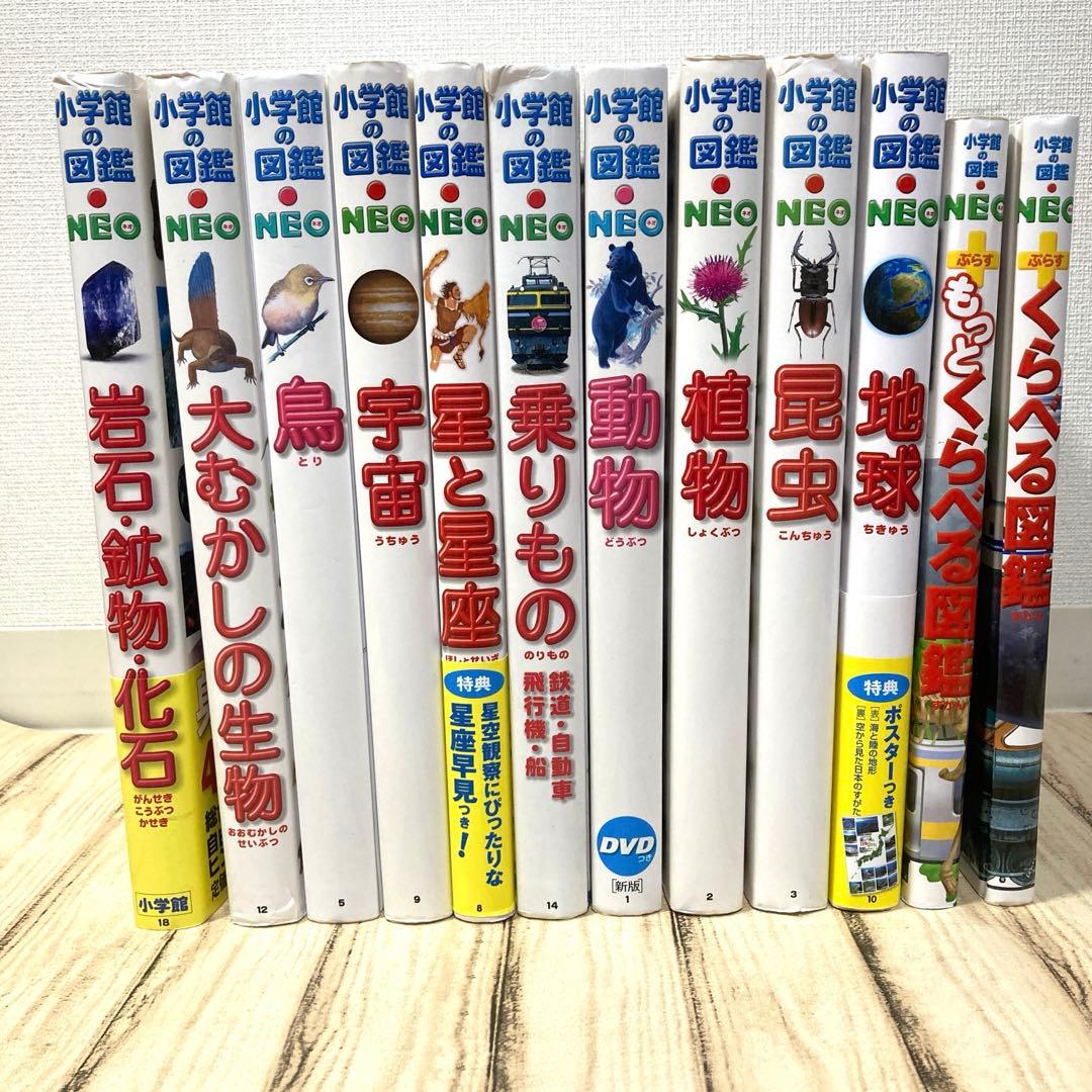 小学館の図鑑NEOシリーズ 10冊+NEOプラス2冊　計12冊セット 小学館の図鑑NEO 10冊セット - メルカリ