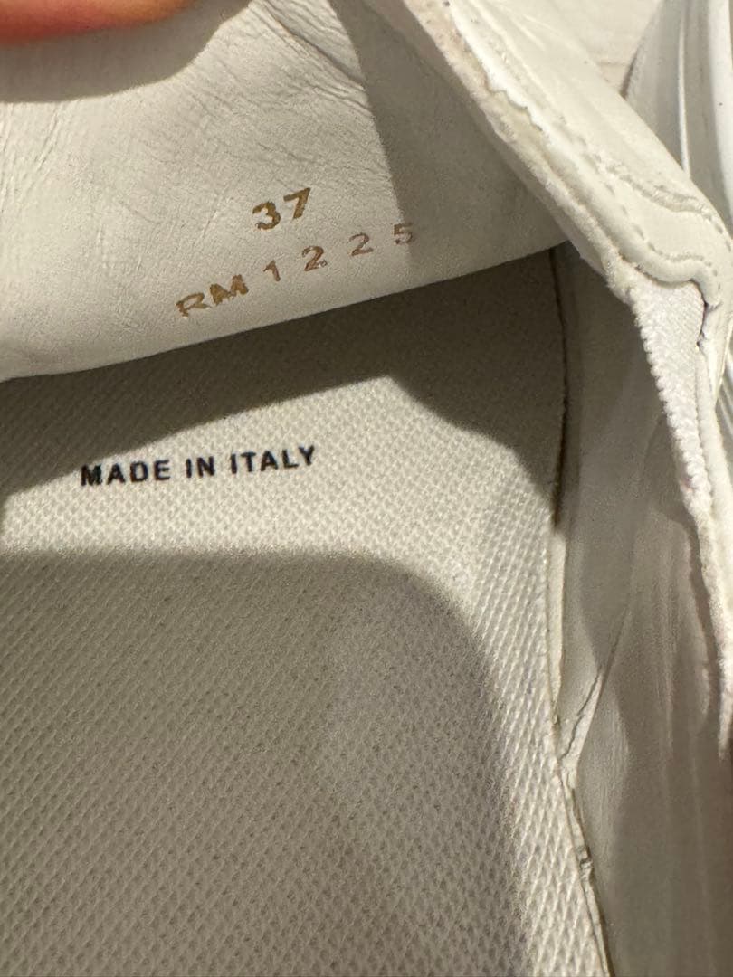 CELINE セリーヌ ブロックウェッジミュール ホワイト37 超美品