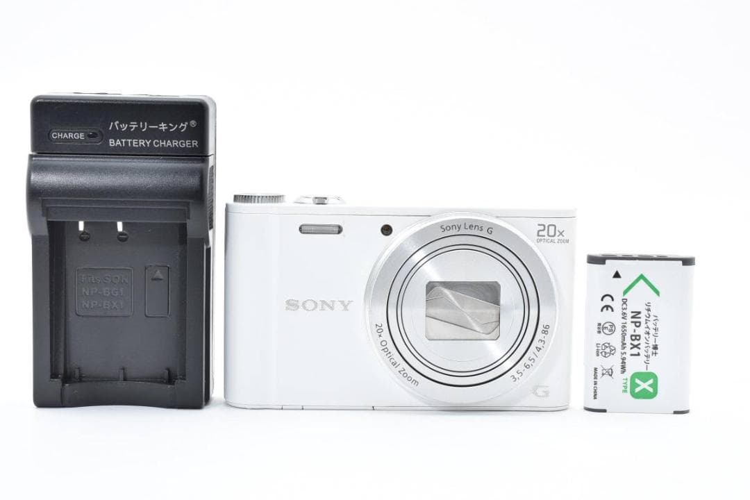 美品 　SONY Cyber-shot DSC-WX300 ホワイト ＃A334 Amazon.com : Sony DSC-WX300/W 18 MP Digital Camera with 20x
