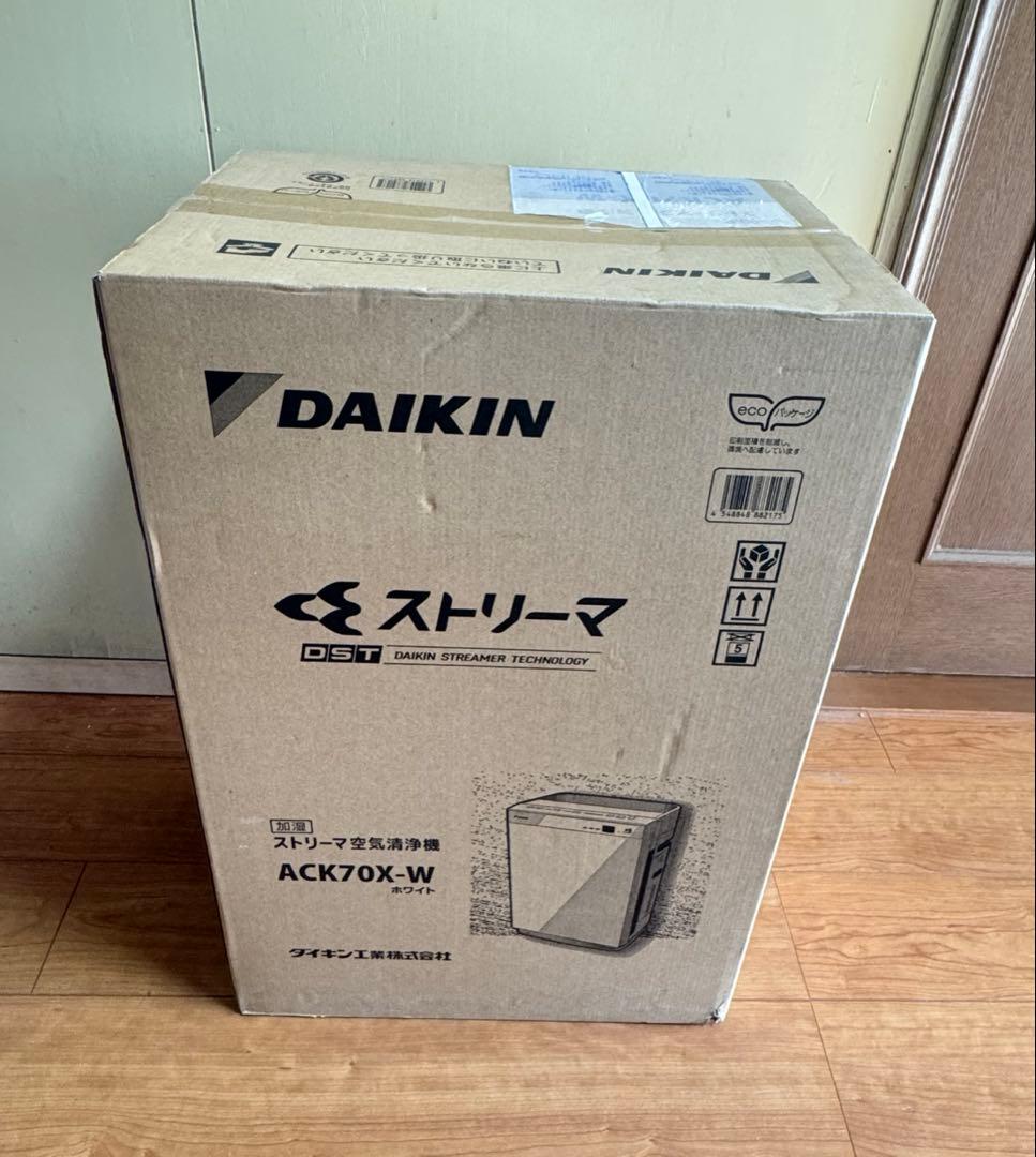 未開封　DAIKIN ストリーマ空気清浄機 ACK70X-W ダイキン（DAIKIN） 【人気商品・即出荷対応可】ダイキン ストリーマ