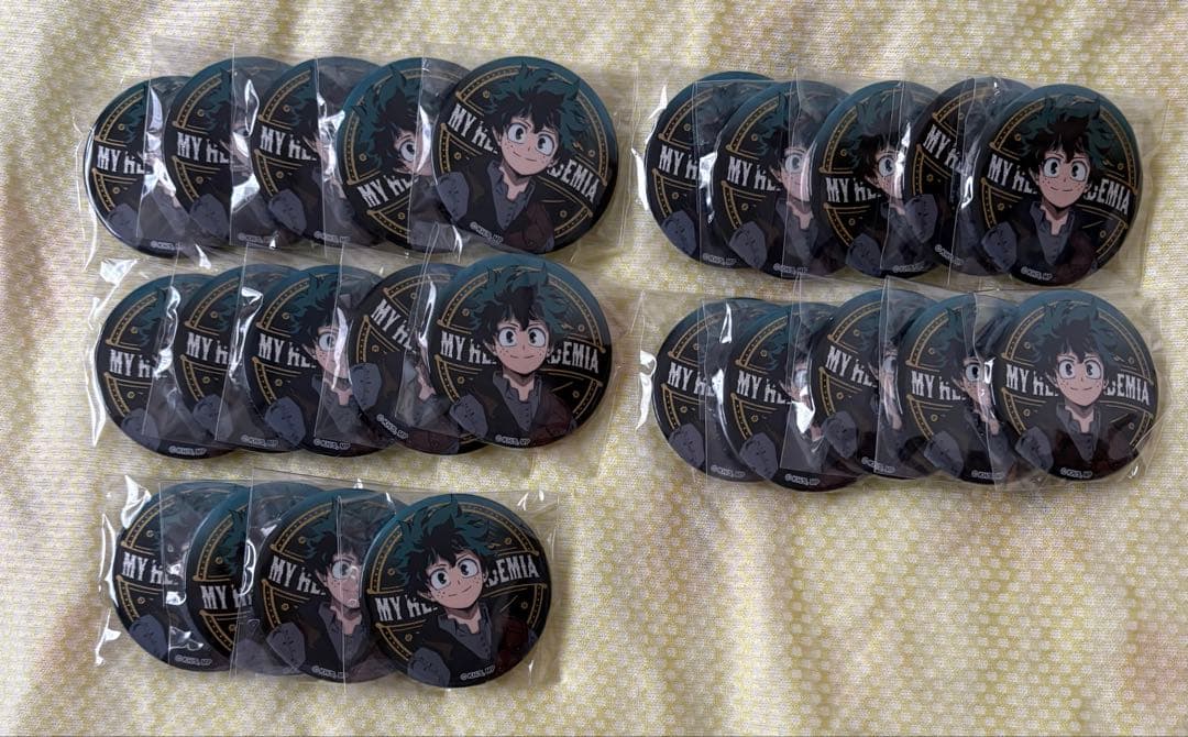 僕のヒーローアカデミア ヒロアカ TOHO 缶バッジ 緑谷出久 24個 公式オンラインストア僕のヒーローアカデミア 描き下ろし缶バッジ2個