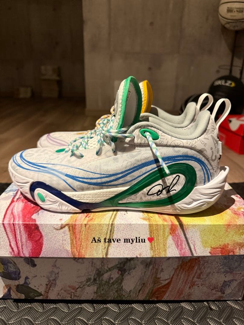 【使用回数少なめ】　li-ning DLO1 キャリア　US10 Dlo 1 「キャリア」｜｜ウェイドバッシュ｜LININGバッシュ｜NBA