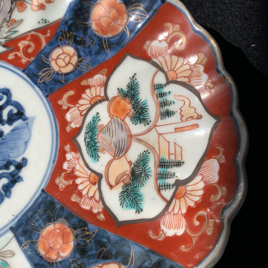 古伊万里、小判形、ワレ、カケ、キズなし、